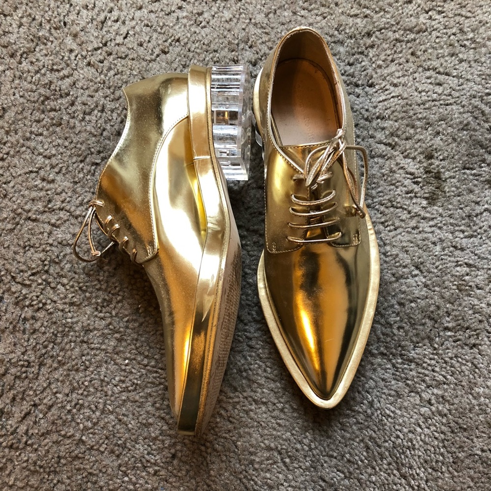 Simone Rocha Gold Brogue - Picture 3 of 3